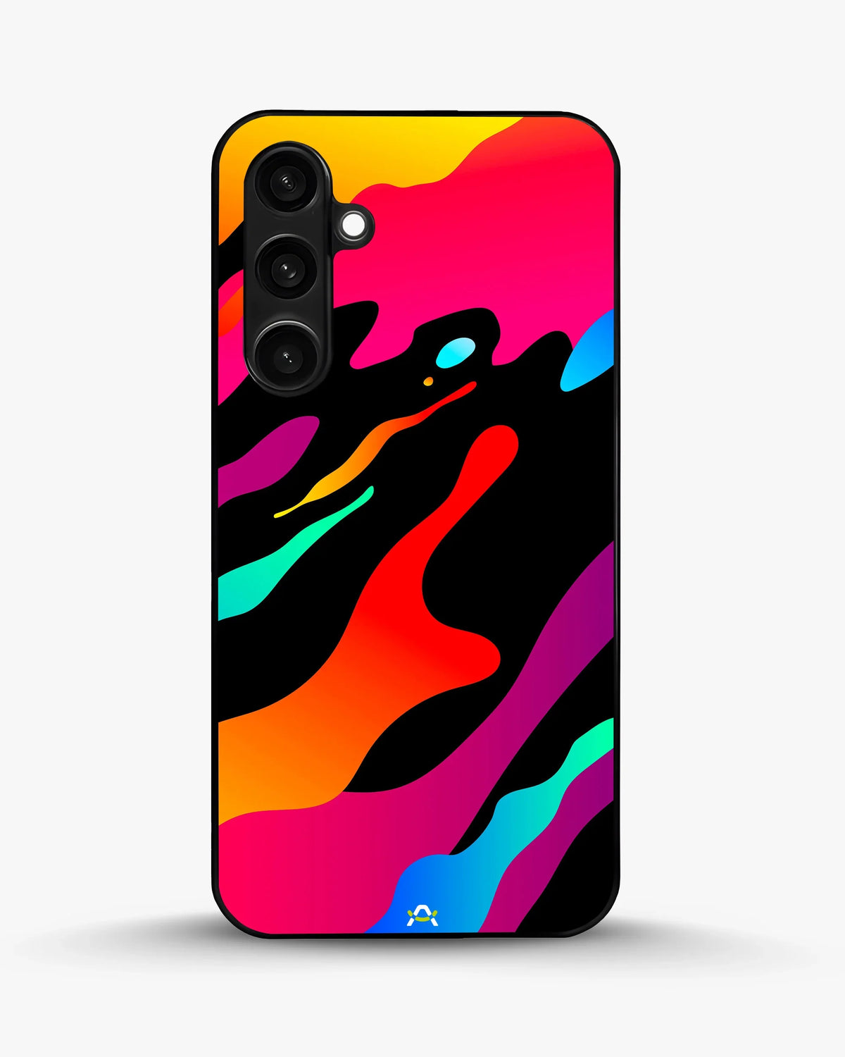 Abstract Fluid Splash Phone Case - Vibrant Multicolor Print for iPhone, Samsung, Pixel, OnePlus & Vivo