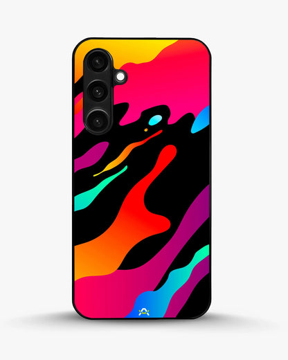 Abstract Fluid Splash Phone Case - Vibrant Multicolor Print for iPhone, Samsung, Pixel, OnePlus & Vivo