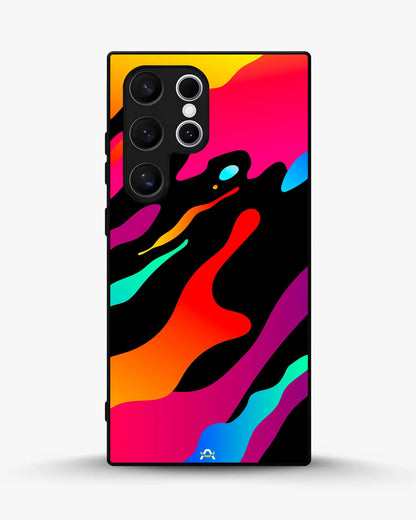 Abstract Fluid Splash Phone Case - Vibrant Multicolor Print for iPhone, Samsung, Pixel, OnePlus & Vivo