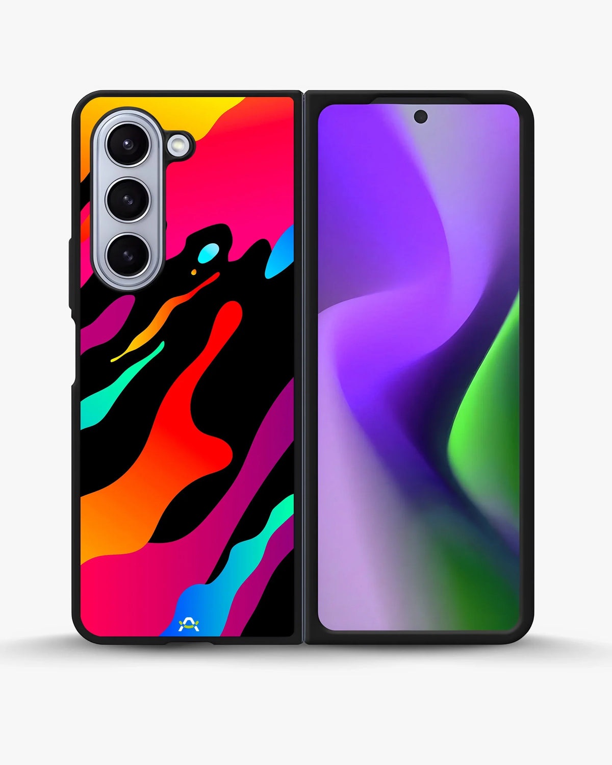 Abstract Fluid Splash Phone Case - Vibrant Multicolor Print for iPhone, Samsung, Pixel, OnePlus & Vivo