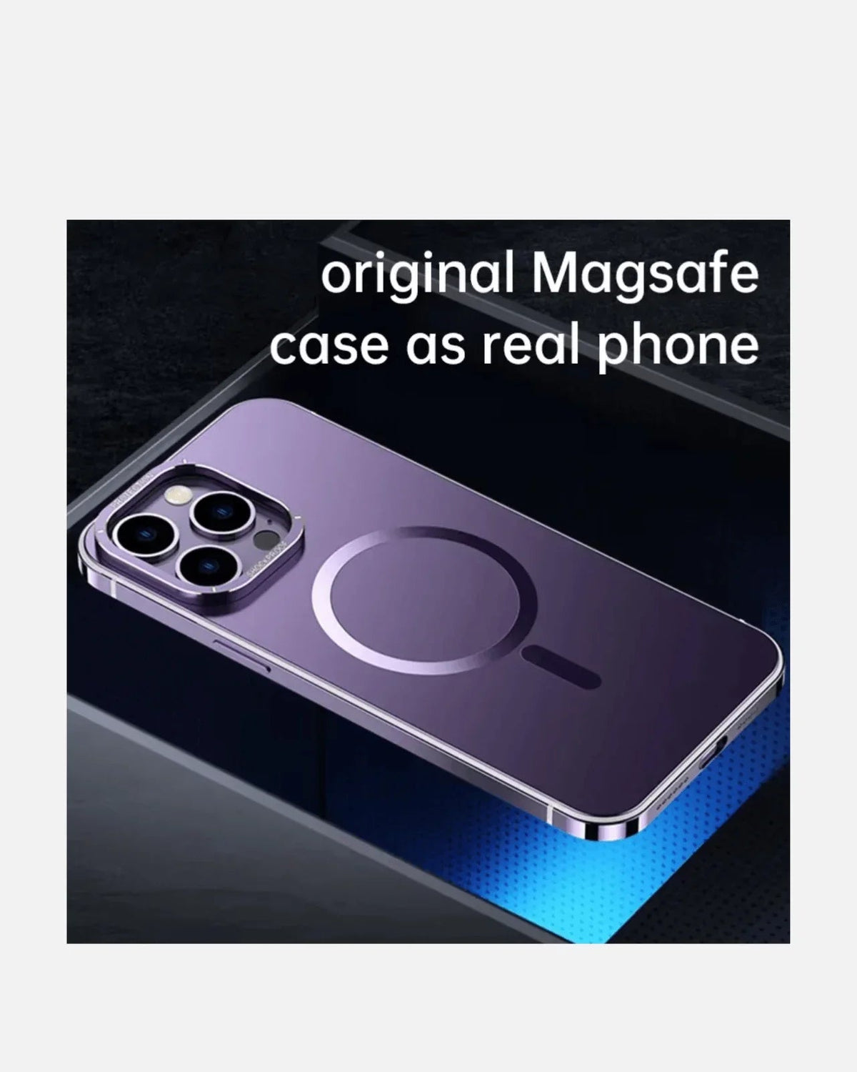 Stainless Steel Frame - MagSafe Case for iPhone 15 Pro & Pro Max