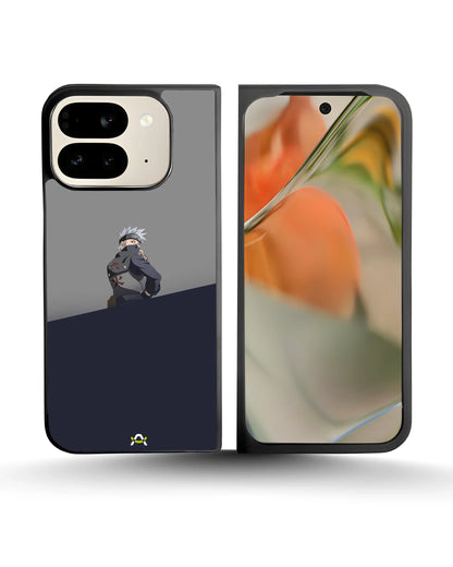 Stealth Ninja Warrior Phone Case - Gray & Navy Print for iPhone, Samsung, Pixel, OnePlus & Vivo
