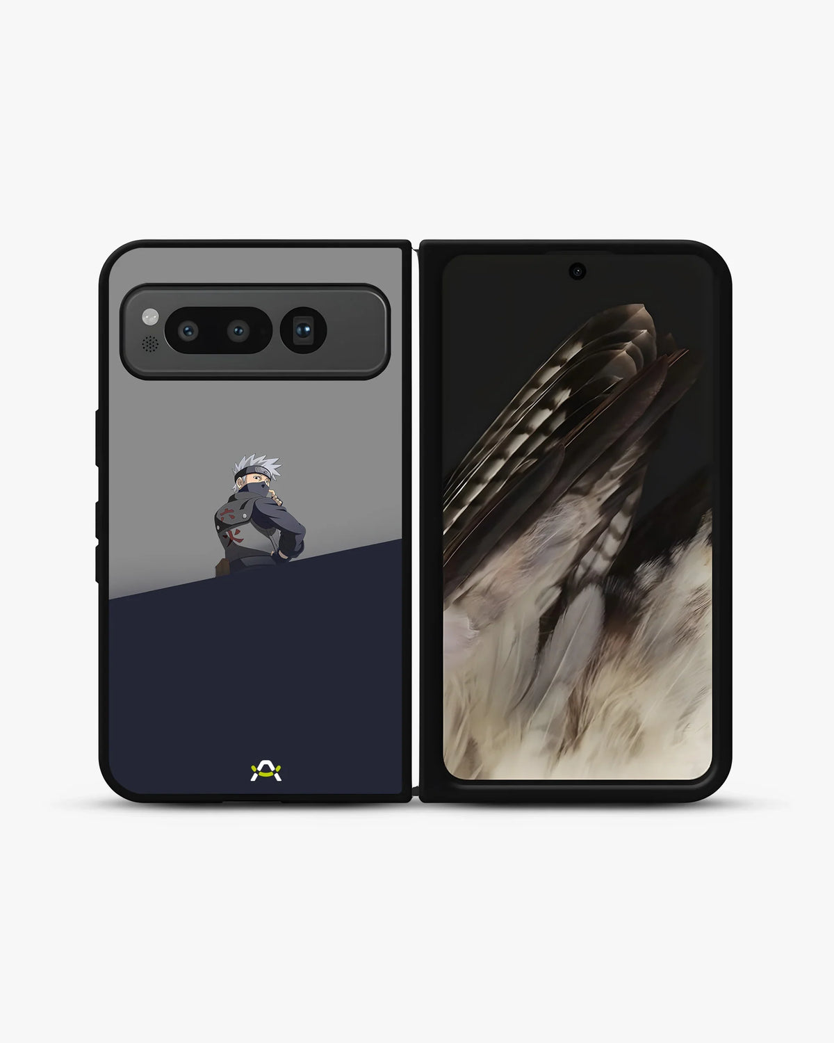 Stealth Ninja Warrior Phone Case - Gray & Navy Print for iPhone, Samsung, Pixel, OnePlus & Vivo