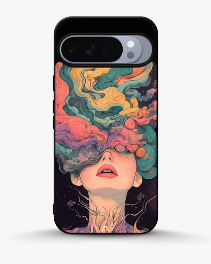 Surreal Portrait Phone Case - Artistic Female Aesthetic Cover for iPhone, Samsung, Pixel, OnePlus & Vivo