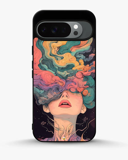 Surreal Portrait Phone Case - Artistic Female Aesthetic Cover for iPhone, Samsung, Pixel, OnePlus & Vivo