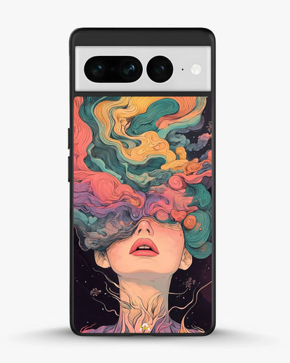 Surreal Portrait Phone Case - Artistic Female Aesthetic Cover for iPhone, Samsung, Pixel, OnePlus & Vivo