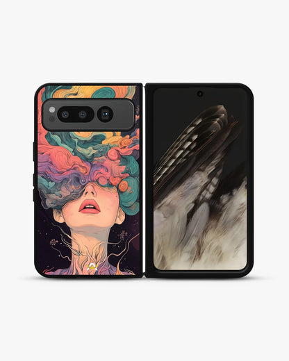 Surreal Portrait Phone Case - Artistic Female Aesthetic Cover for iPhone, Samsung, Pixel, OnePlus & Vivo