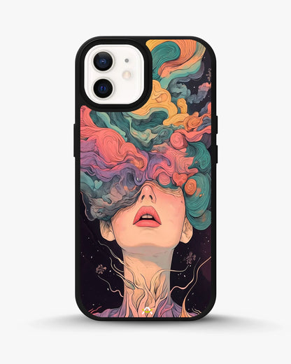Surreal Portrait Phone Case - Artistic Female Aesthetic Cover for iPhone, Samsung, Pixel, OnePlus & Vivo