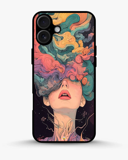 Surreal Portrait Phone Case - Artistic Female Aesthetic Cover for iPhone, Samsung, Pixel, OnePlus & Vivo
