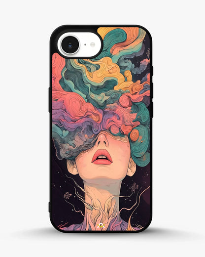 Surreal Portrait Phone Case - Artistic Female Aesthetic Cover for iPhone, Samsung, Pixel, OnePlus & Vivo
