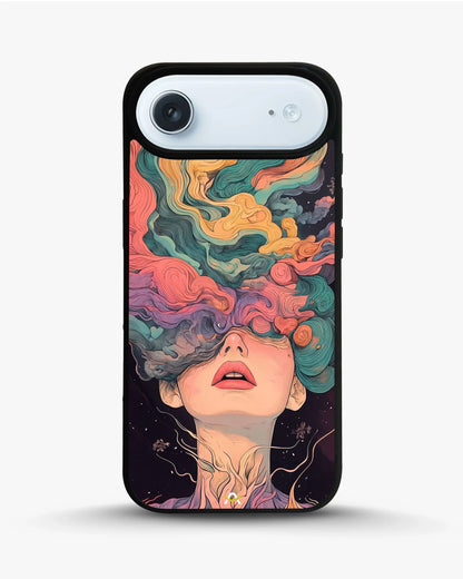 Surreal Portrait Phone Case - Artistic Female Aesthetic Cover for iPhone, Samsung, Pixel, OnePlus & Vivo