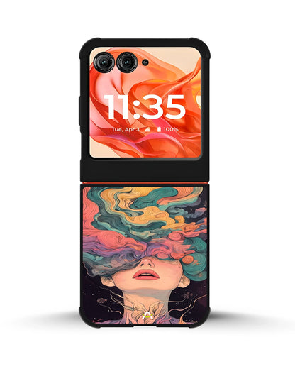 Surreal Portrait Phone Case - Artistic Female Aesthetic Cover for iPhone, Samsung, Pixel, OnePlus & Vivo