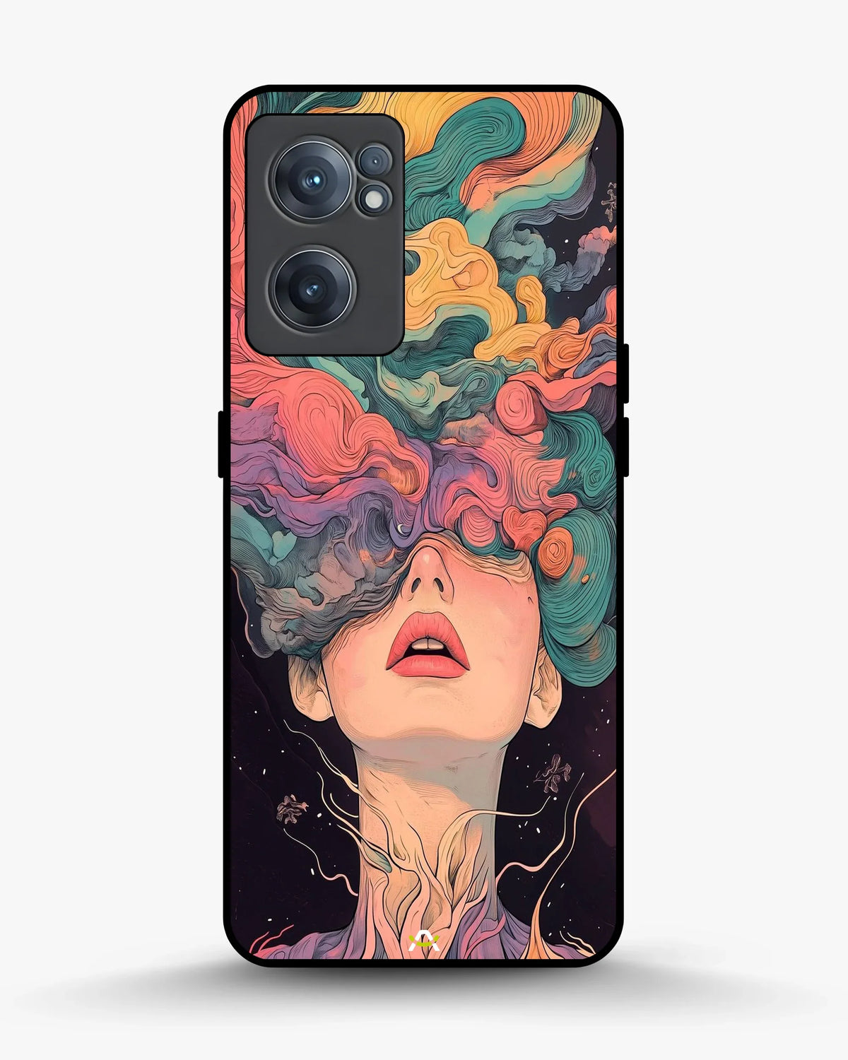 Surreal Portrait Phone Case - Artistic Female Aesthetic Cover for iPhone, Samsung, Pixel, OnePlus & Vivo