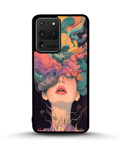 Surreal Portrait Phone Case - Artistic Female Aesthetic Cover for iPhone, Samsung, Pixel, OnePlus & Vivo