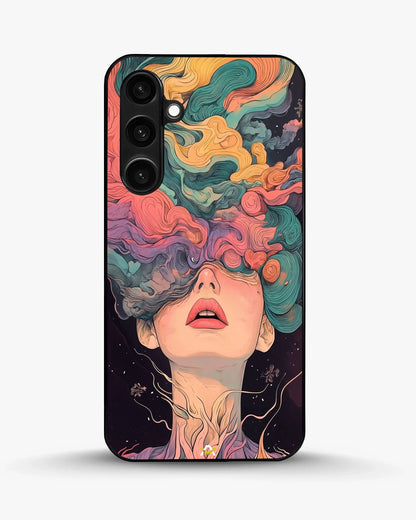 Surreal Portrait Phone Case - Artistic Female Aesthetic Cover for iPhone, Samsung, Pixel, OnePlus & Vivo