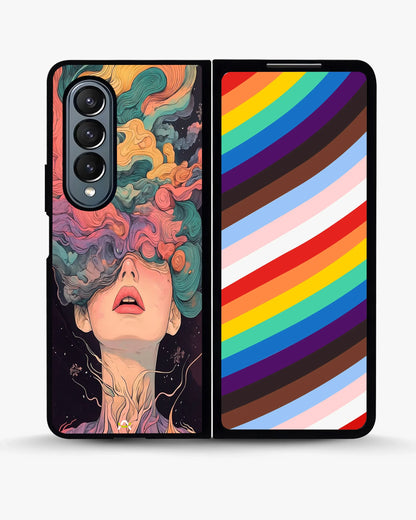 Surreal Portrait Phone Case - Artistic Female Aesthetic Cover for iPhone, Samsung, Pixel, OnePlus & Vivo