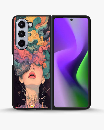 Surreal Portrait Phone Case - Artistic Female Aesthetic Cover for iPhone, Samsung, Pixel, OnePlus & Vivo