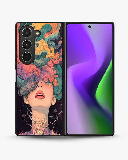 Surreal Portrait Phone Case - Artistic Female Aesthetic Cover for iPhone, Samsung, Pixel, OnePlus & Vivo