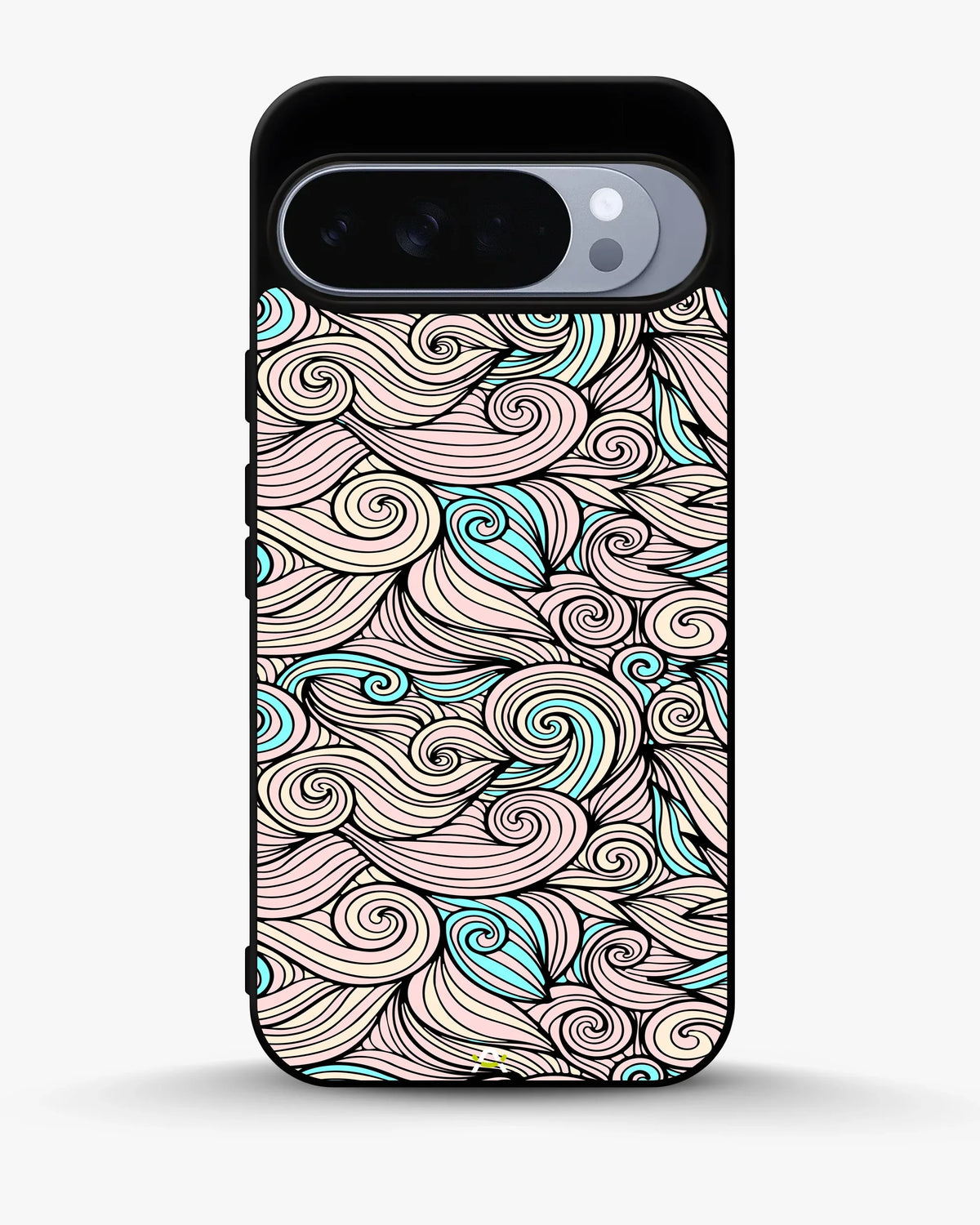 Swirl Pattern Phone Case - Dreamy Pink & Blue Print for iPhone, Samsung, Pixel, OnePlus & Vivo