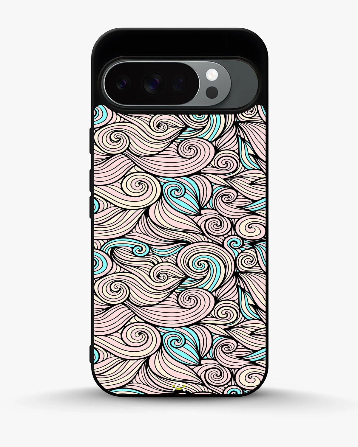 Swirl Pattern Phone Case - Dreamy Pink & Blue Print for iPhone, Samsung, Pixel, OnePlus & Vivo