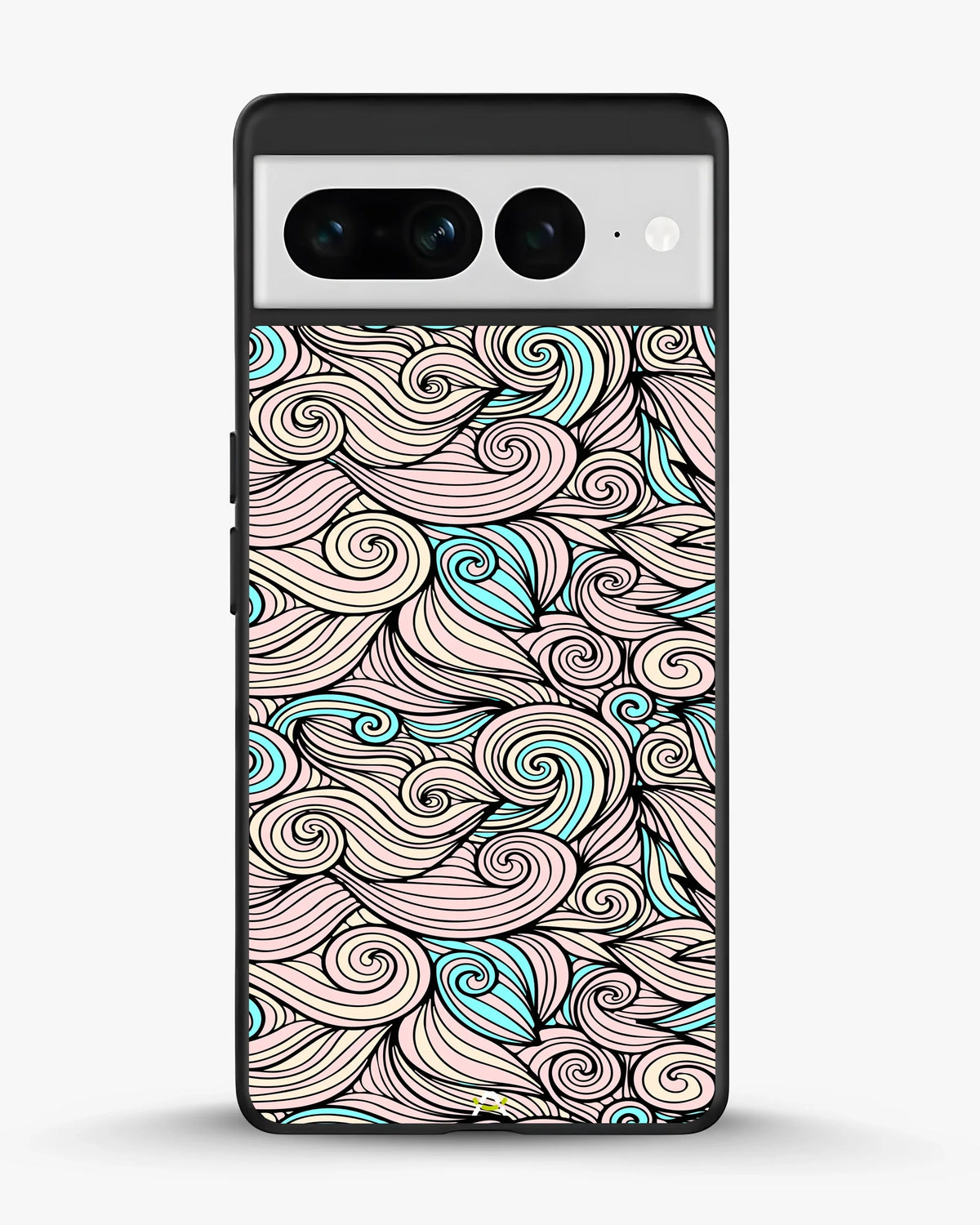 Swirl Pattern Phone Case - Dreamy Pink & Blue Print for iPhone, Samsung, Pixel, OnePlus & Vivo