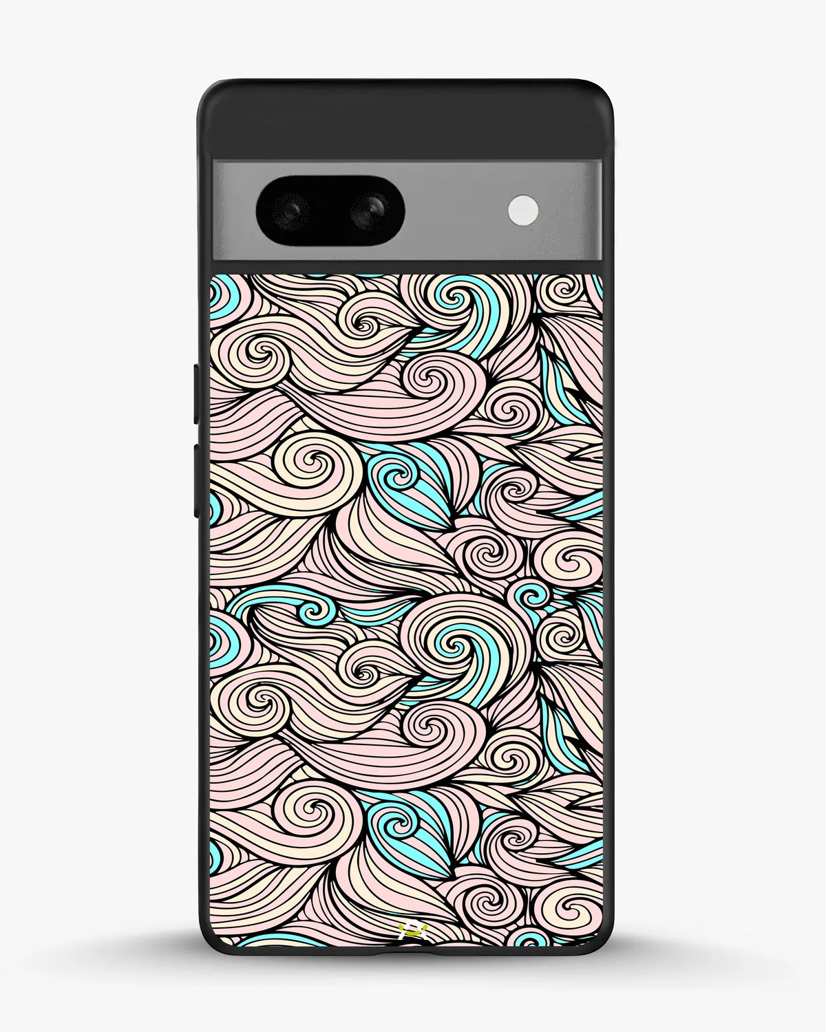 Swirl Pattern Phone Case - Dreamy Pink & Blue Print for iPhone, Samsung, Pixel, OnePlus & Vivo