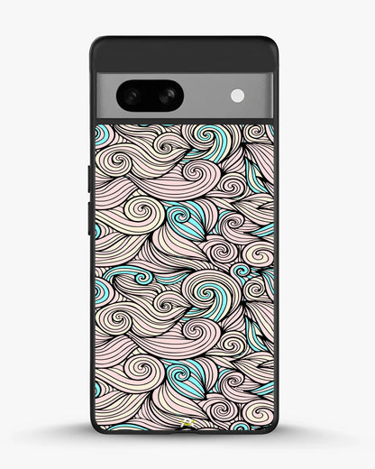 Swirl Pattern Phone Case - Dreamy Pink & Blue Print for iPhone, Samsung, Pixel, OnePlus & Vivo