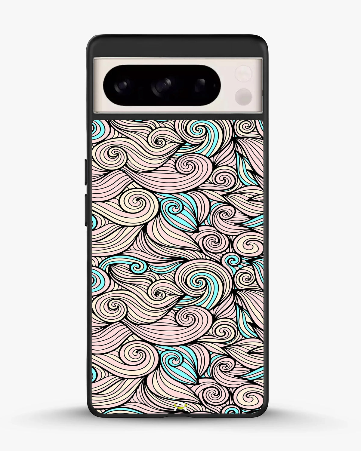 Swirl Pattern Phone Case - Dreamy Pink & Blue Print for iPhone, Samsung, Pixel, OnePlus & Vivo