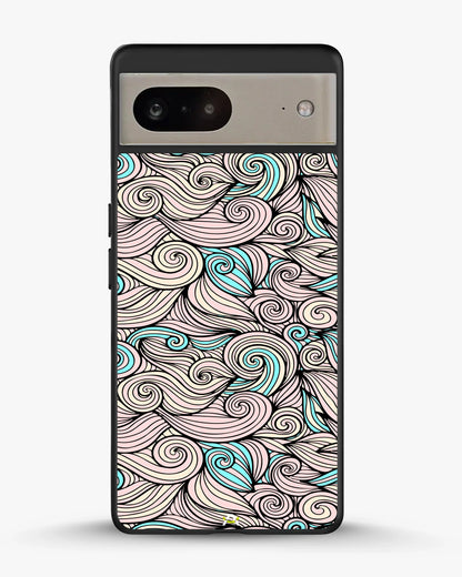 Swirl Pattern Phone Case - Dreamy Pink & Blue Print for iPhone, Samsung, Pixel, OnePlus & Vivo