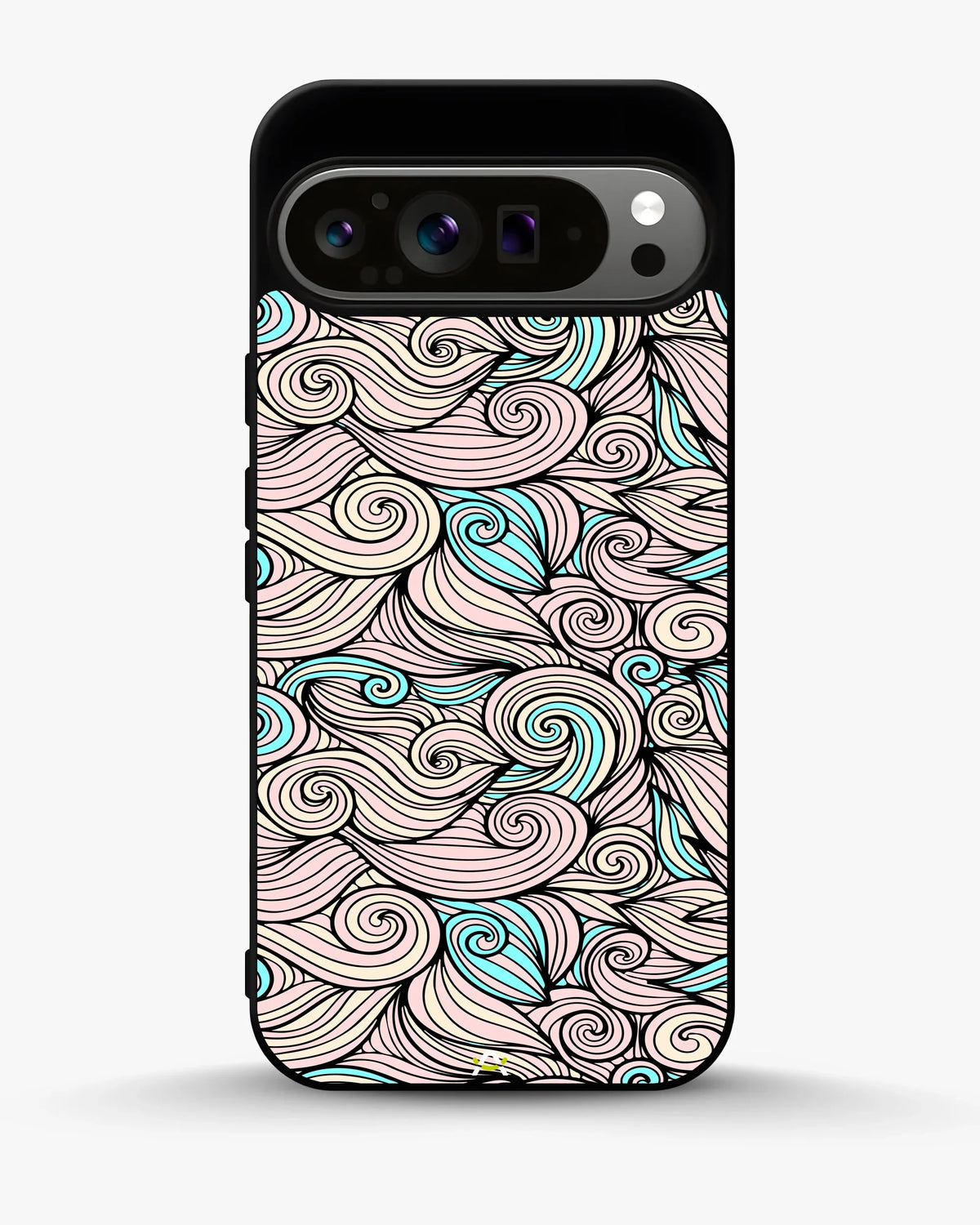 Swirl Pattern Phone Case - Dreamy Pink & Blue Print for iPhone, Samsung, Pixel, OnePlus & Vivo