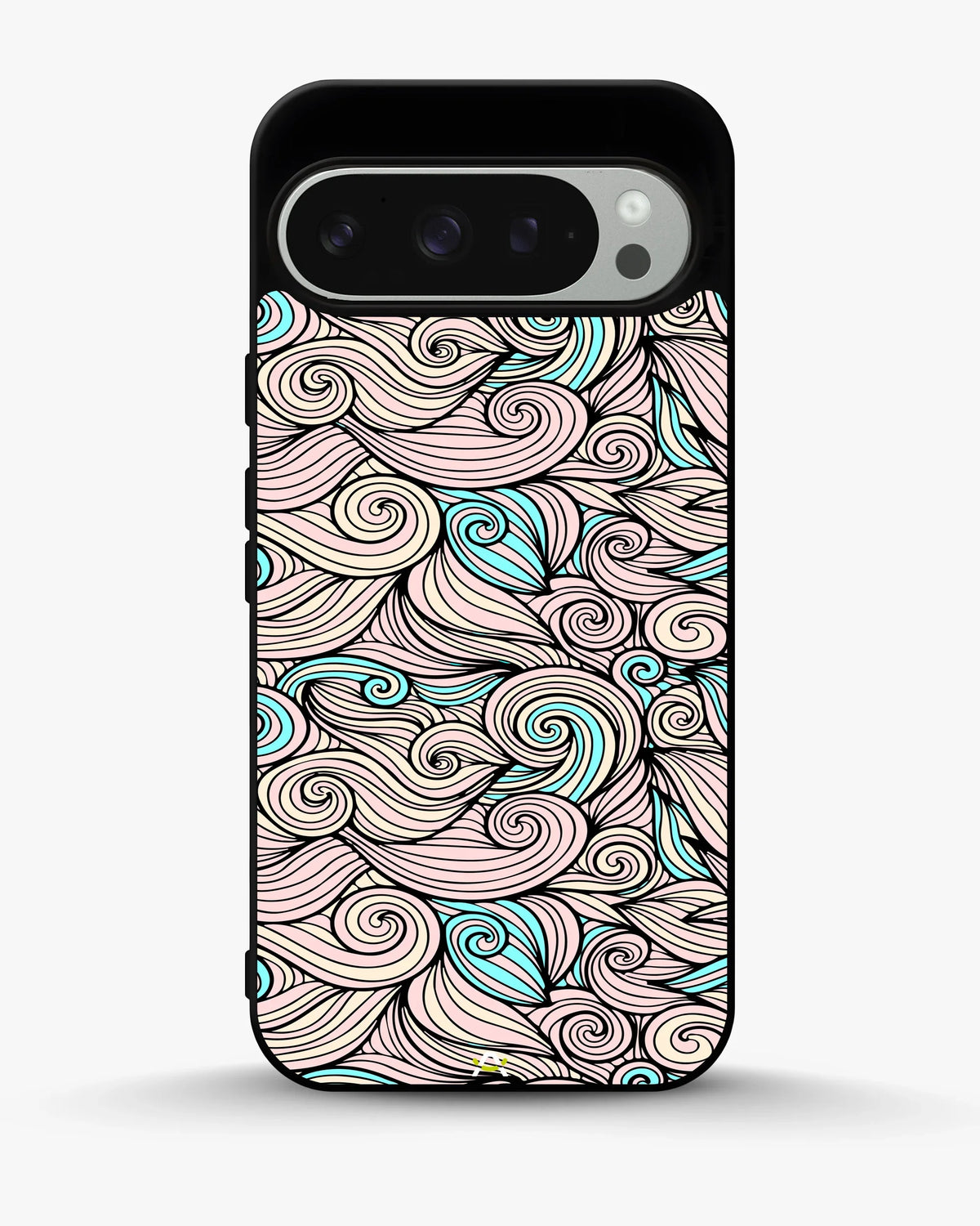 Swirl Pattern Phone Case - Dreamy Pink & Blue Print for iPhone, Samsung, Pixel, OnePlus & Vivo