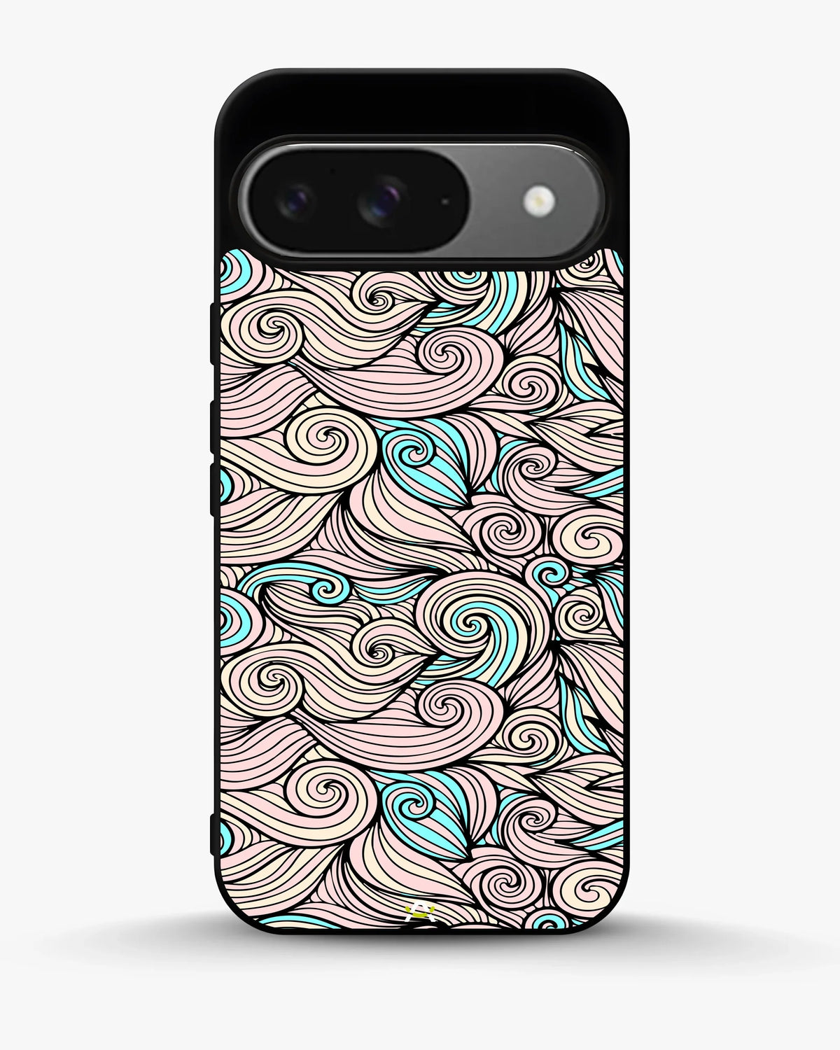 Swirl Pattern Phone Case - Dreamy Pink & Blue Print for iPhone, Samsung, Pixel, OnePlus & Vivo