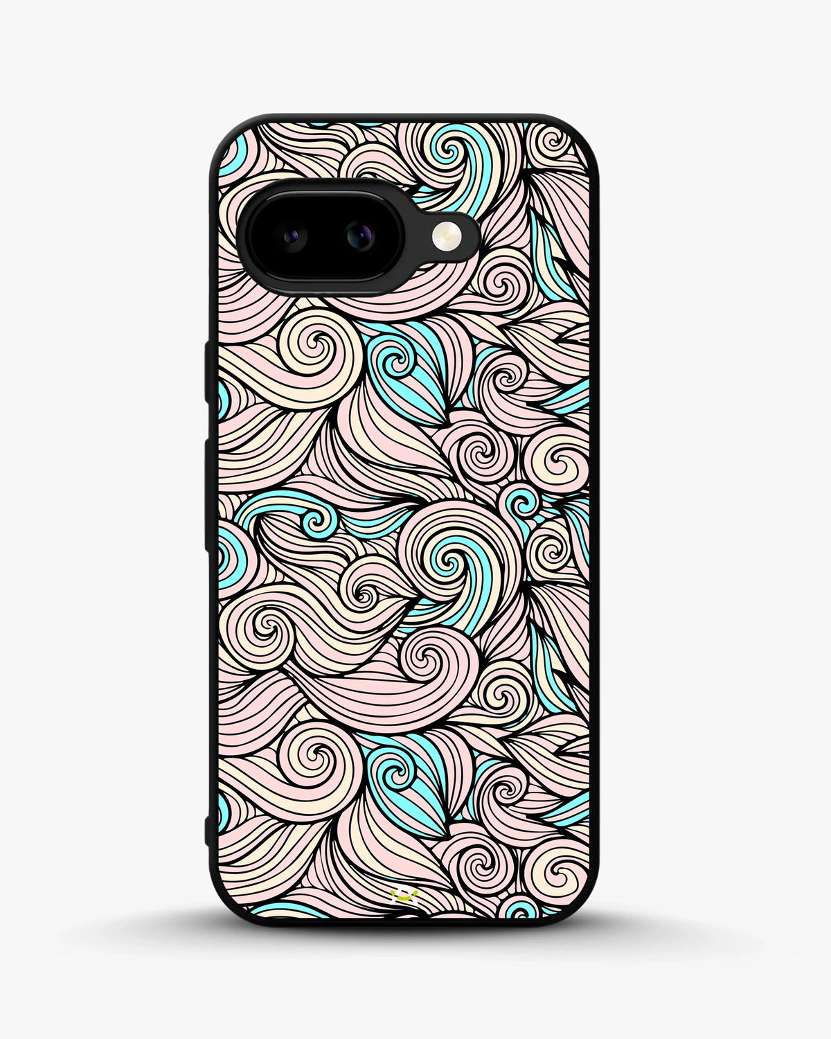 Swirl Pattern Phone Case - Dreamy Pink & Blue Print for iPhone, Samsung, Pixel, OnePlus & Vivo