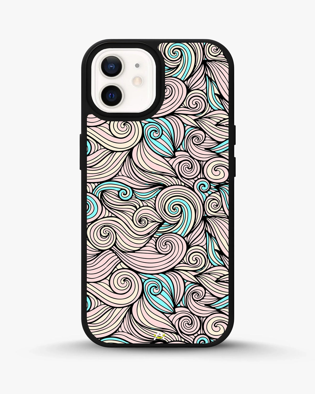 Swirl Pattern Phone Case - Dreamy Pink & Blue Print for iPhone, Samsung, Pixel, OnePlus & Vivo