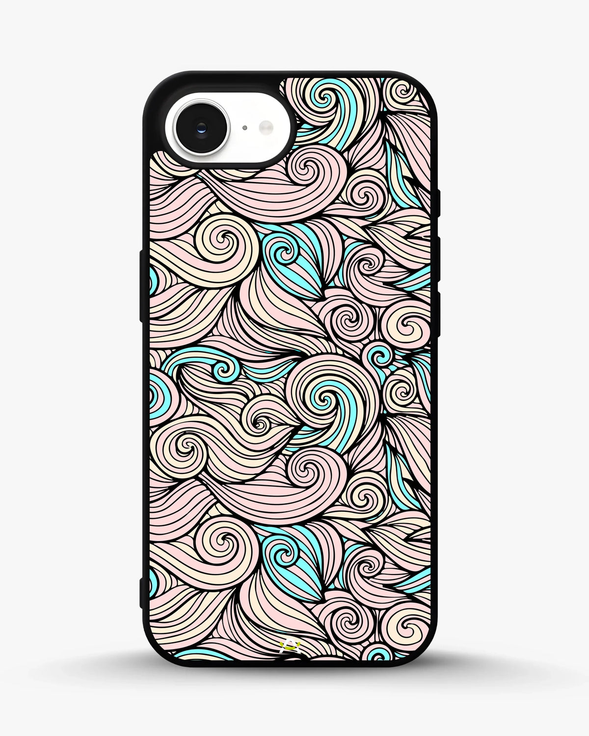Swirl Pattern Phone Case - Dreamy Pink & Blue Print for iPhone, Samsung, Pixel, OnePlus & Vivo