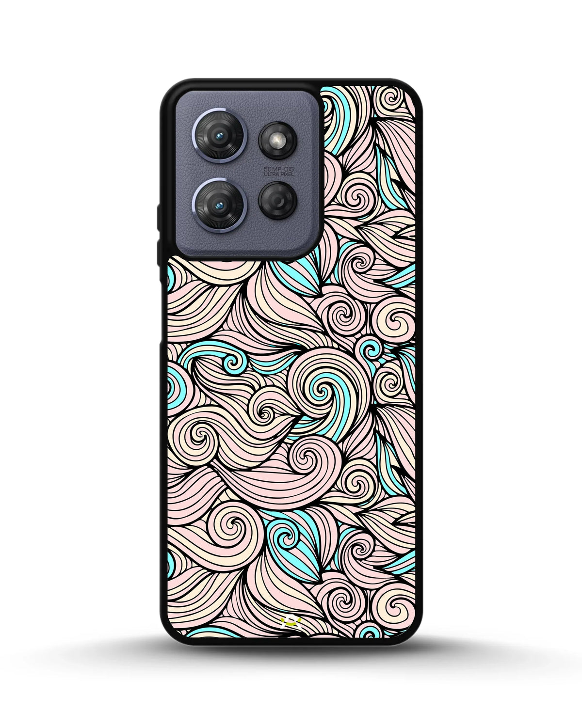 Swirl Pattern Phone Case - Dreamy Pink & Blue Print for iPhone, Samsung, Pixel, OnePlus & Vivo