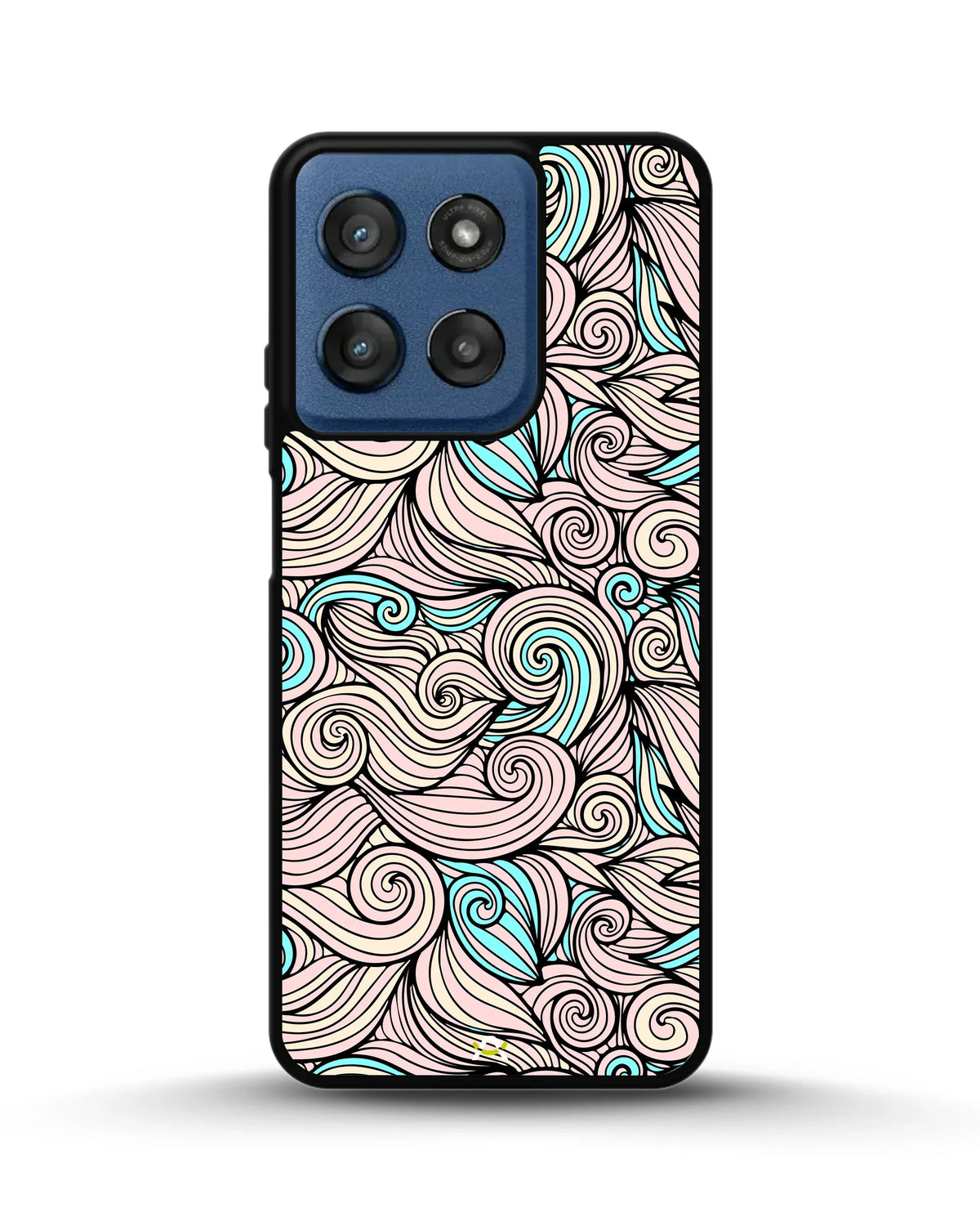 Swirl Pattern Phone Case - Dreamy Pink & Blue Print for iPhone, Samsung, Pixel, OnePlus & Vivo