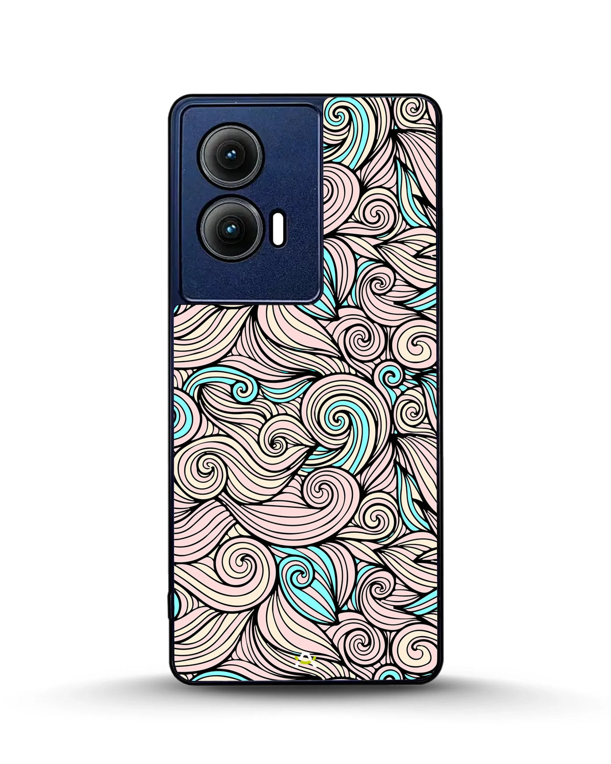 Swirl Pattern Phone Case - Dreamy Pink & Blue Print for iPhone, Samsung, Pixel, OnePlus & Vivo