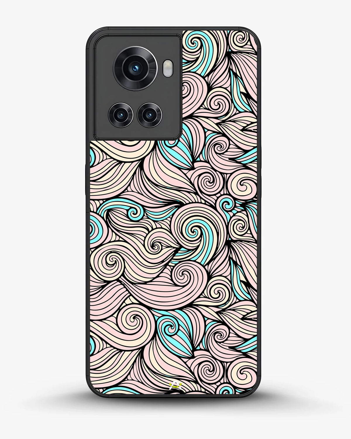 Swirl Pattern Phone Case - Dreamy Pink & Blue Print for iPhone, Samsung, Pixel, OnePlus & Vivo