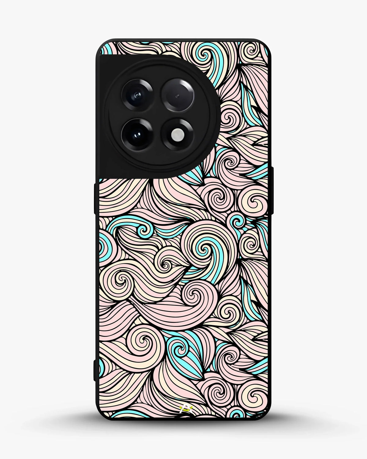 Swirl Pattern Phone Case - Dreamy Pink & Blue Print for iPhone, Samsung, Pixel, OnePlus & Vivo