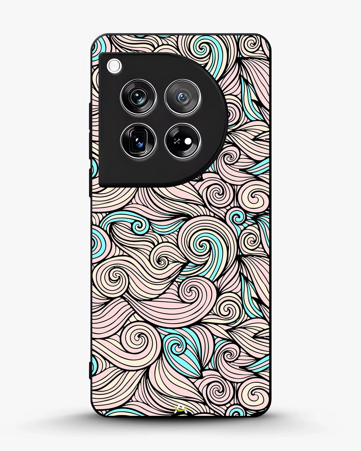 Swirl Pattern Phone Case - Dreamy Pink & Blue Print for iPhone, Samsung, Pixel, OnePlus & Vivo