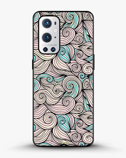 Swirl Pattern Phone Case - Dreamy Pink & Blue Print for iPhone, Samsung, Pixel, OnePlus & Vivo