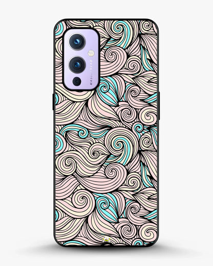 Swirl Pattern Phone Case - Dreamy Pink & Blue Print for iPhone, Samsung, Pixel, OnePlus & Vivo
