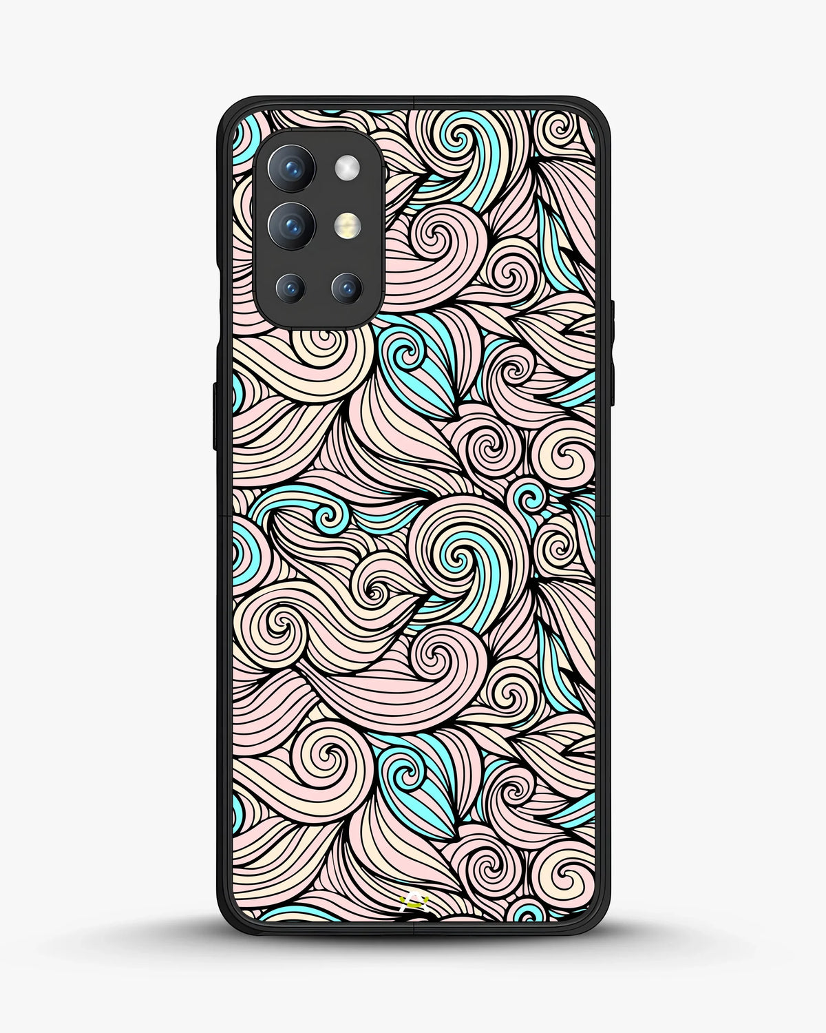 Swirl Pattern Phone Case - Dreamy Pink & Blue Print for iPhone, Samsung, Pixel, OnePlus & Vivo