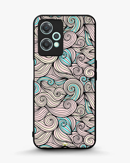 Swirl Pattern Phone Case - Dreamy Pink & Blue Print for iPhone, Samsung, Pixel, OnePlus & Vivo