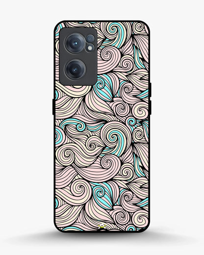Swirl Pattern Phone Case - Dreamy Pink & Blue Print for iPhone, Samsung, Pixel, OnePlus & Vivo