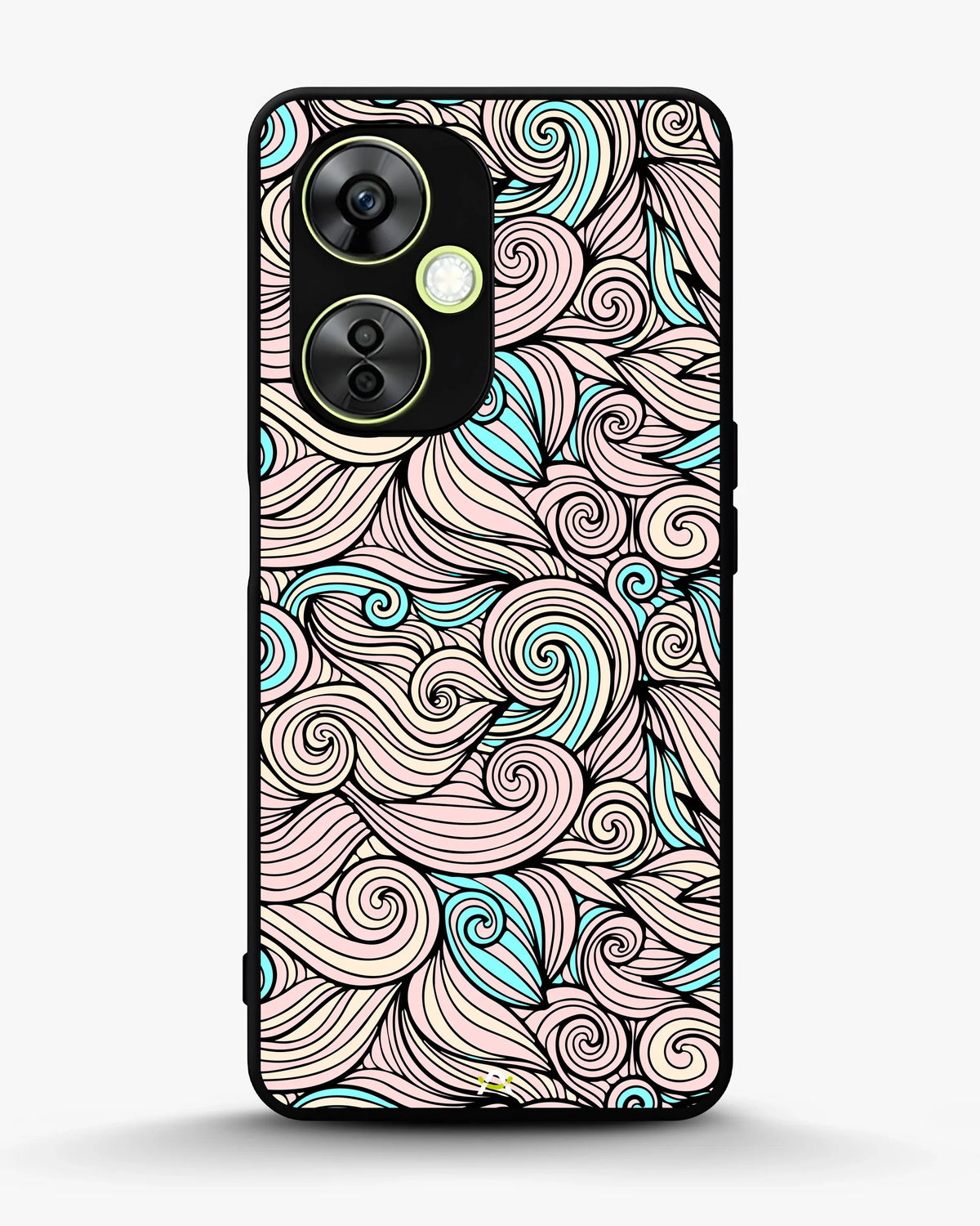 Swirl Pattern Phone Case - Dreamy Pink & Blue Print for iPhone, Samsung, Pixel, OnePlus & Vivo