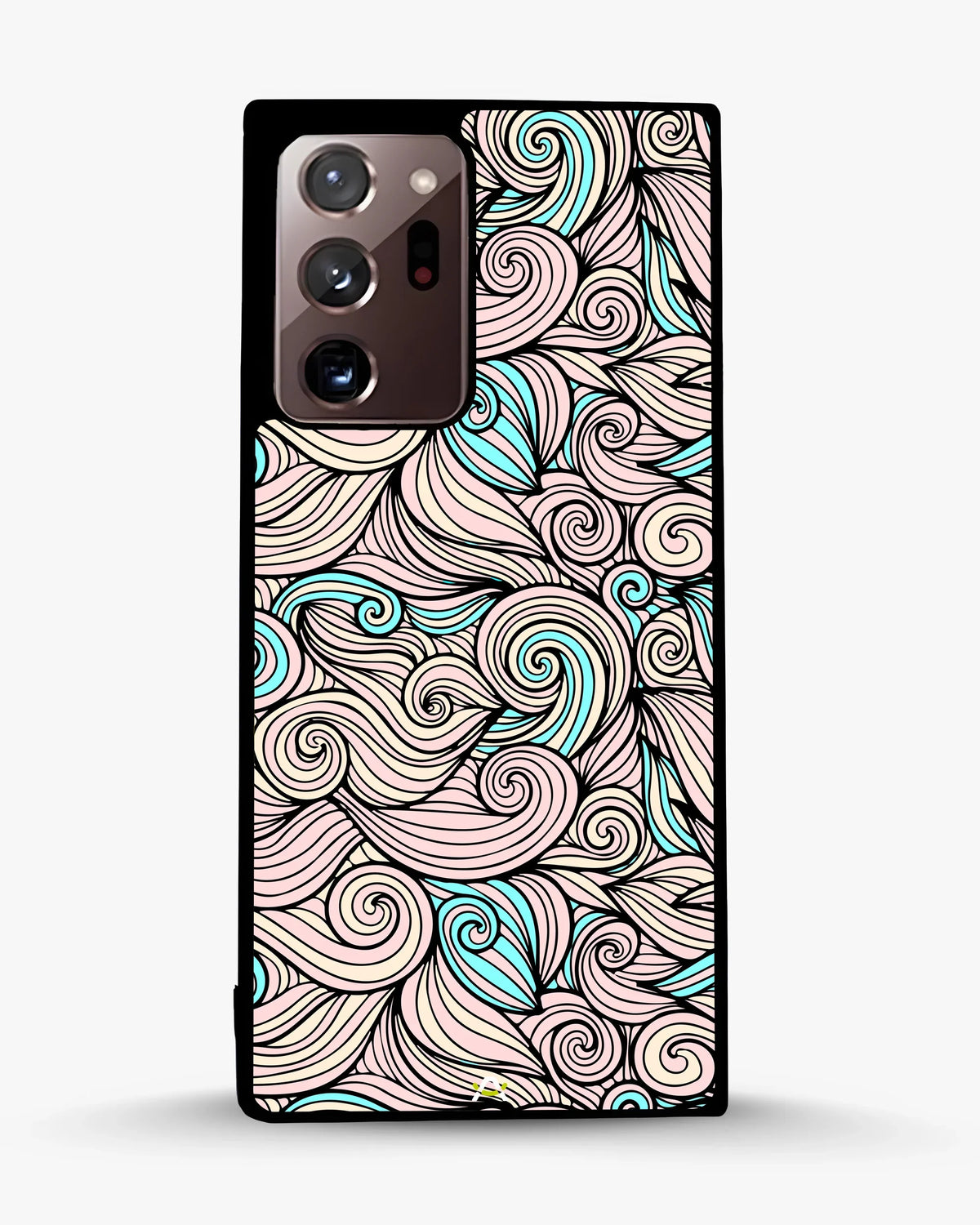 Swirl Pattern Phone Case - Dreamy Pink & Blue Print for iPhone, Samsung, Pixel, OnePlus & Vivo