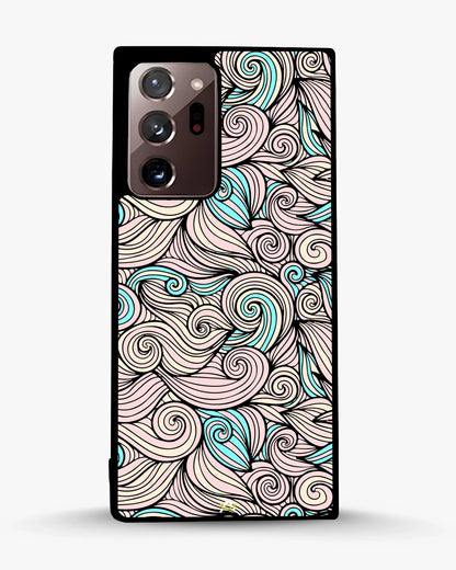 Swirl Pattern Phone Case - Dreamy Pink & Blue Print for iPhone, Samsung, Pixel, OnePlus & Vivo