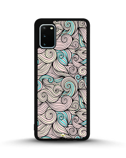 Swirl Pattern Phone Case - Dreamy Pink & Blue Print for iPhone, Samsung, Pixel, OnePlus & Vivo